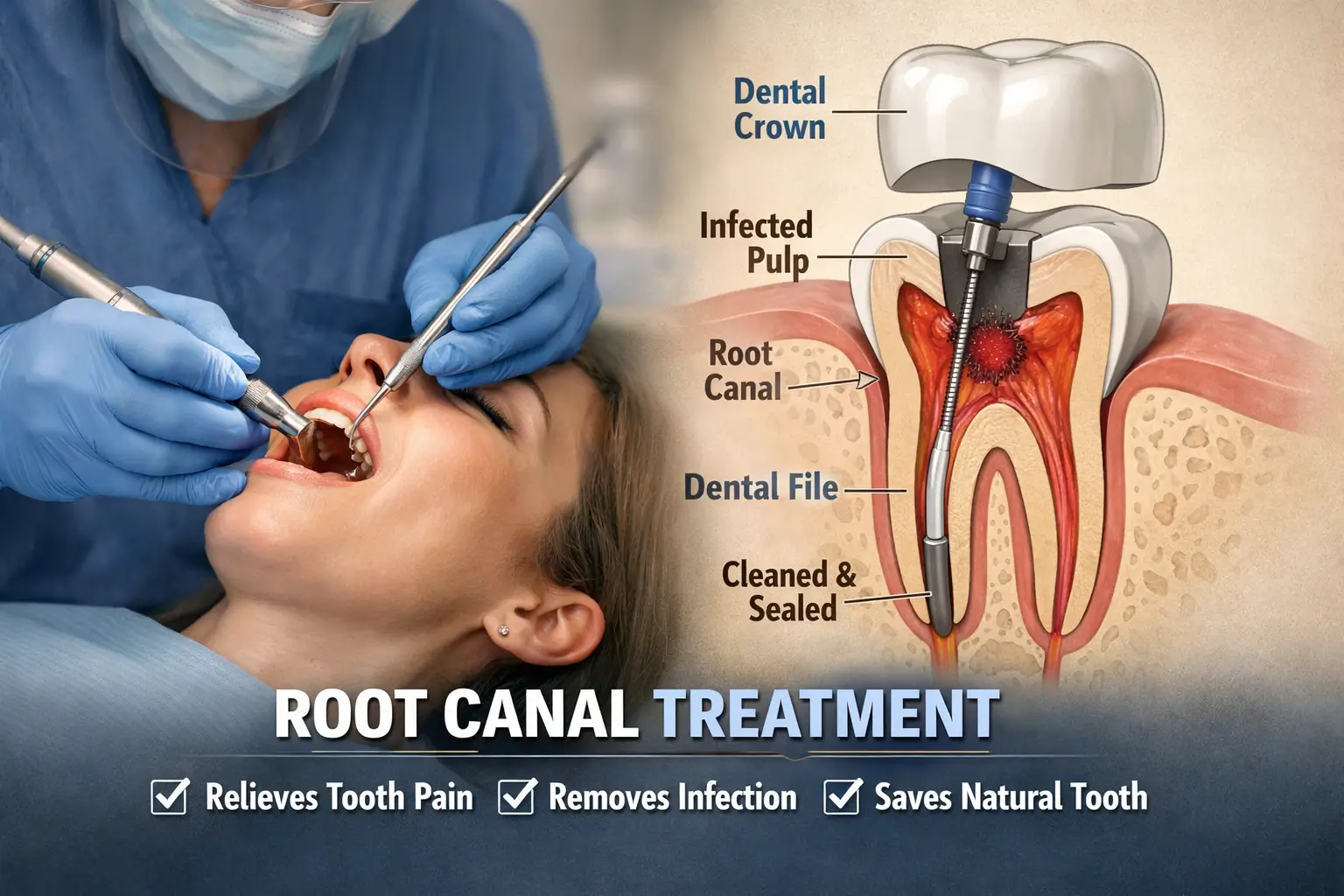 root canal treatment in Gachibowli