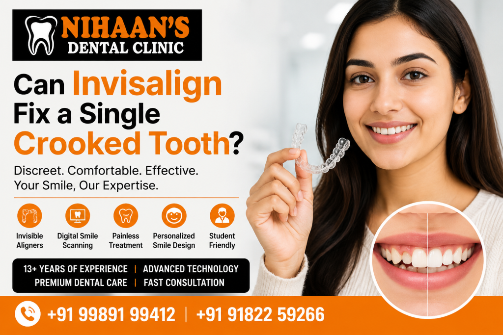 Can Invisalign Fix a Single Crooked Tooth