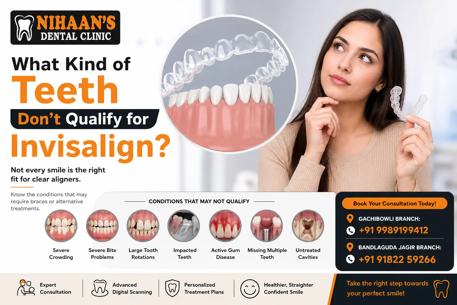 What Kind of Teeth Don't Qualify for Invisalign